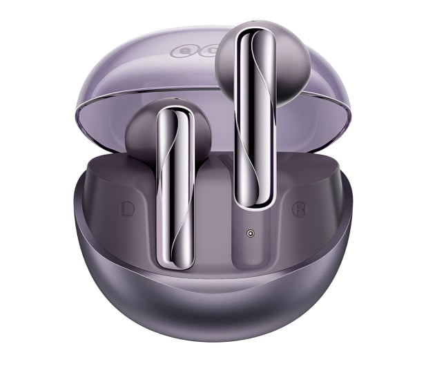 QCY AilyBuds Clear T32 Fioletowe - 1322151 - zdjęcie
